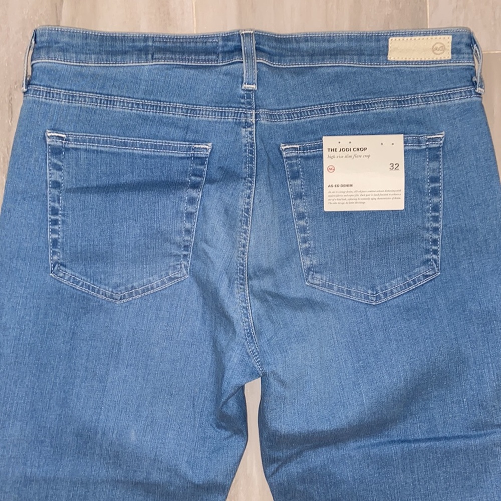AG Adriano Goldschmied The Jodi High Rise Crop Slim Flare, 32x27, NWT, $245 MSRP - Picture 12 of 12